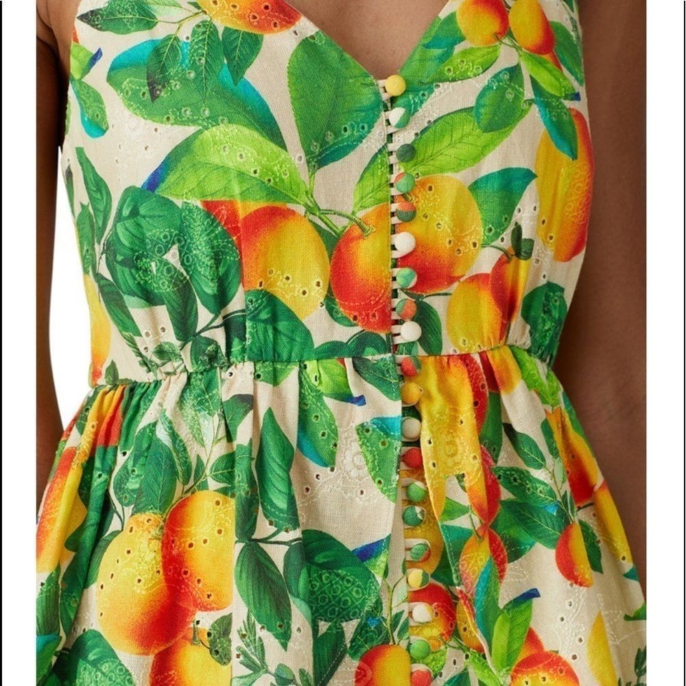 🍋 FARM Rio 🍋 yellow floral sands dress - Picture 2 of 5